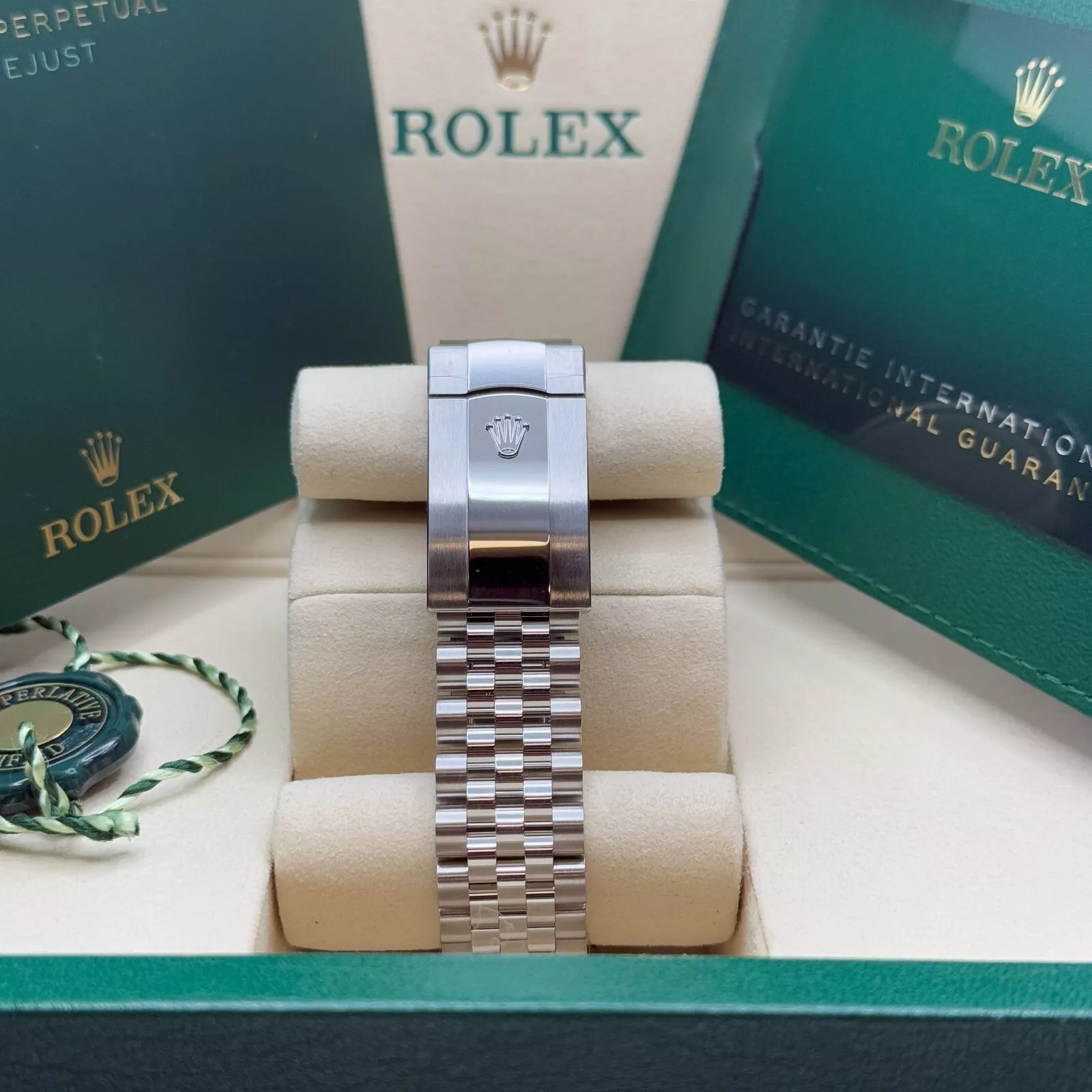 Rolex  Datejust 41mm Mint Green Dial Jubilee Bracelet Watch - 126334