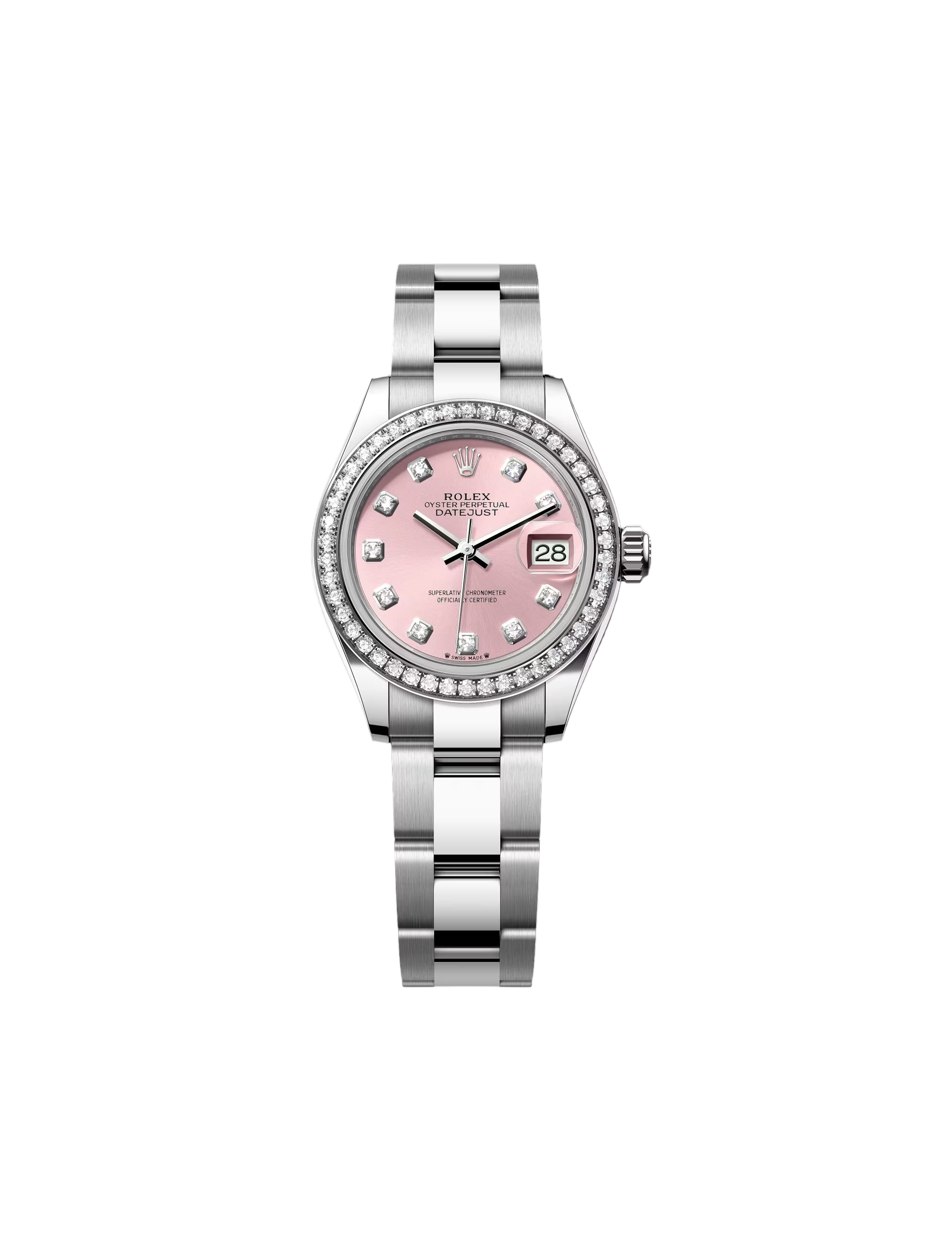 Rolex Lady-Datejust 28mm 279384RBR Pink Dial Oyster Bracelet