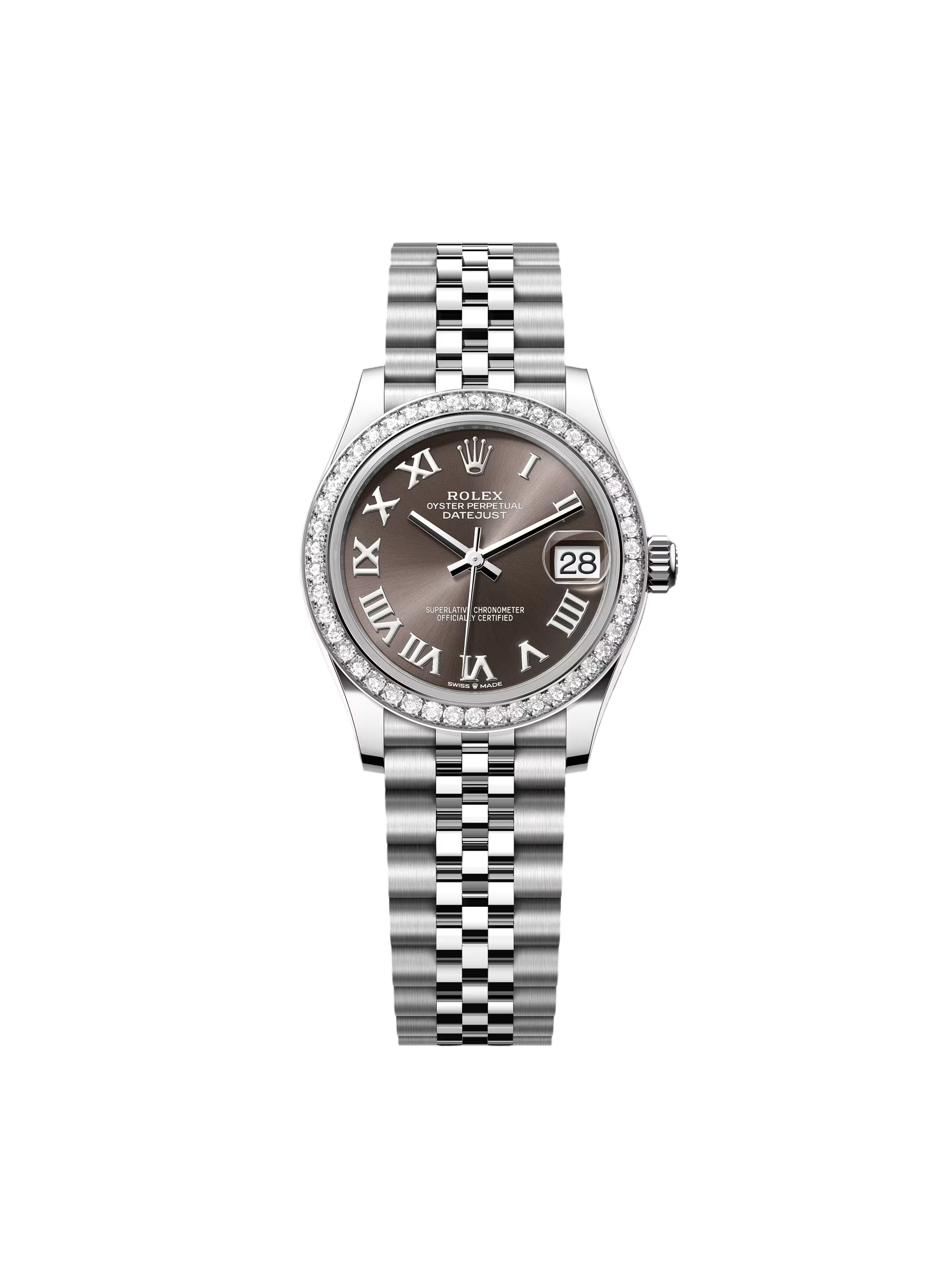 Rolex Datejust m278384RBR Dark Grey 31mm Dial
