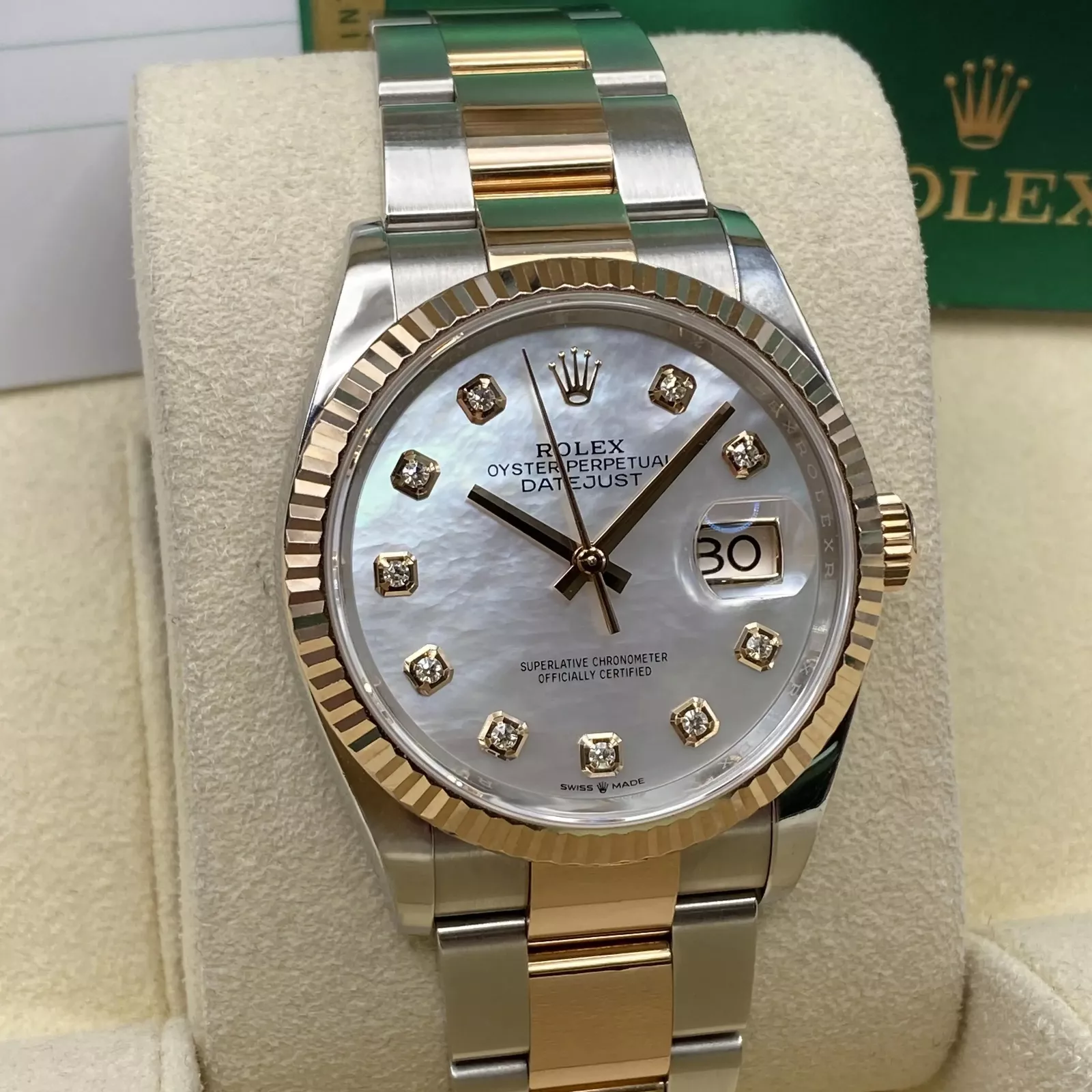 Rolex  Datejust 36mm 126231 Mother-of-Pearl Dial Jubilee Bracelet