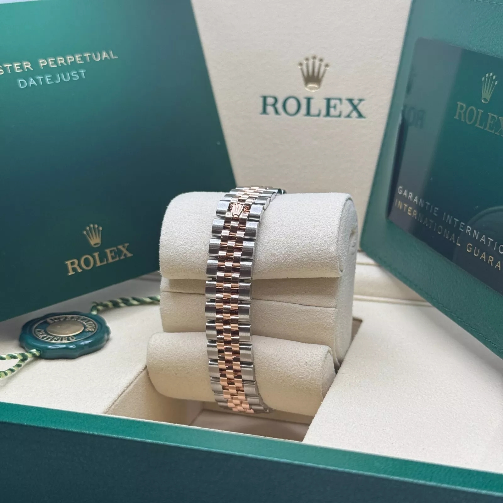 Rolex Lady-Datejust 28mm 279381RBR Rose Diamond Dial Oyster Bracelet