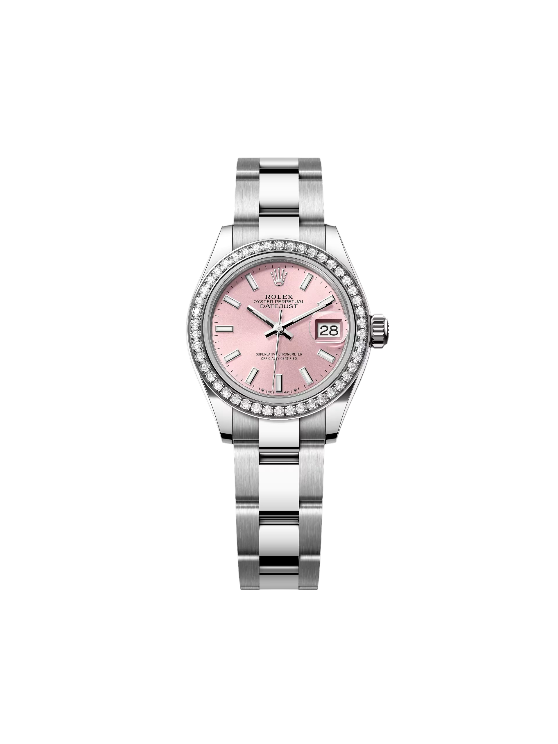Rolex Lady-Datejust 28mm 279384RBR Pink Dial Oyster Bracelet