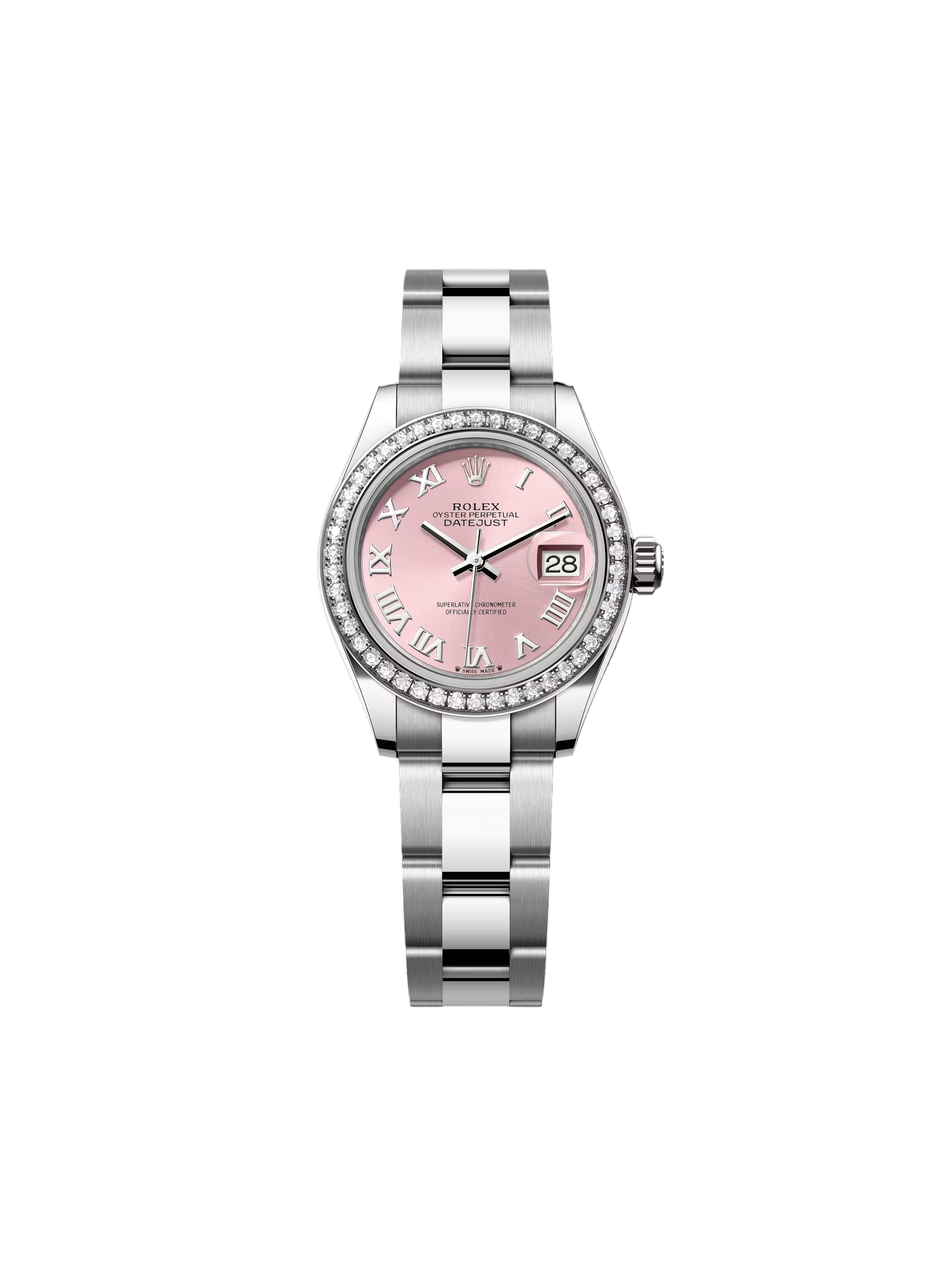 Rolex Lady-Datejust 28mm 279384RBR Pink Dial Oyster Bracelet
