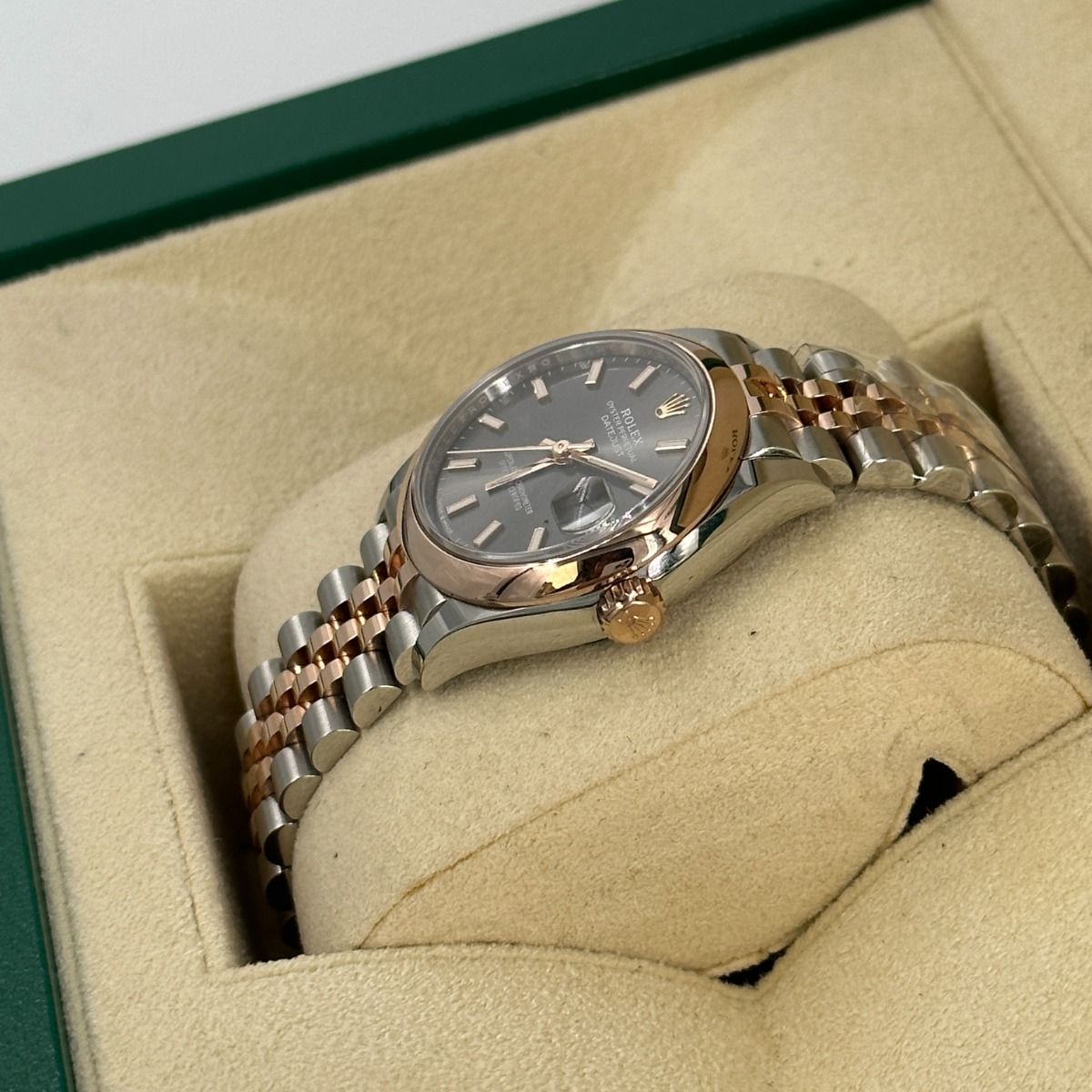 Rolex Datejust m278241-0017/0018 Slate 31mm Dial Oyster Bracelet Watch