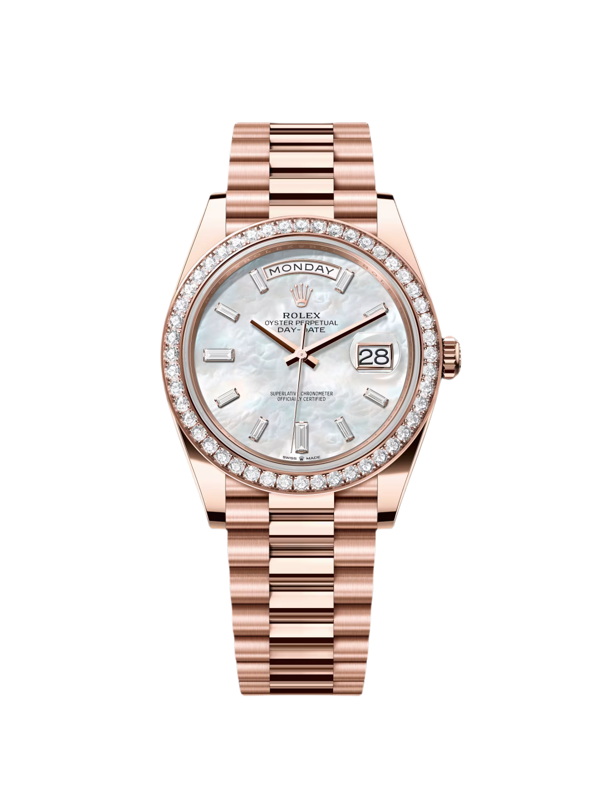 Rolex  Day-Date Mother of Pearl Diamonds Dial  228345rbr-0026