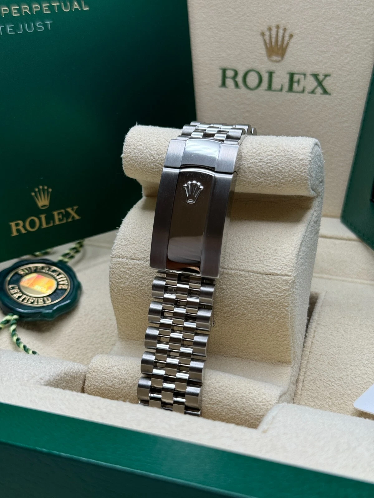 Rolex  Datejust 41mm 126334 Blue Roman Oyster Stainless Steel Men’s Watch