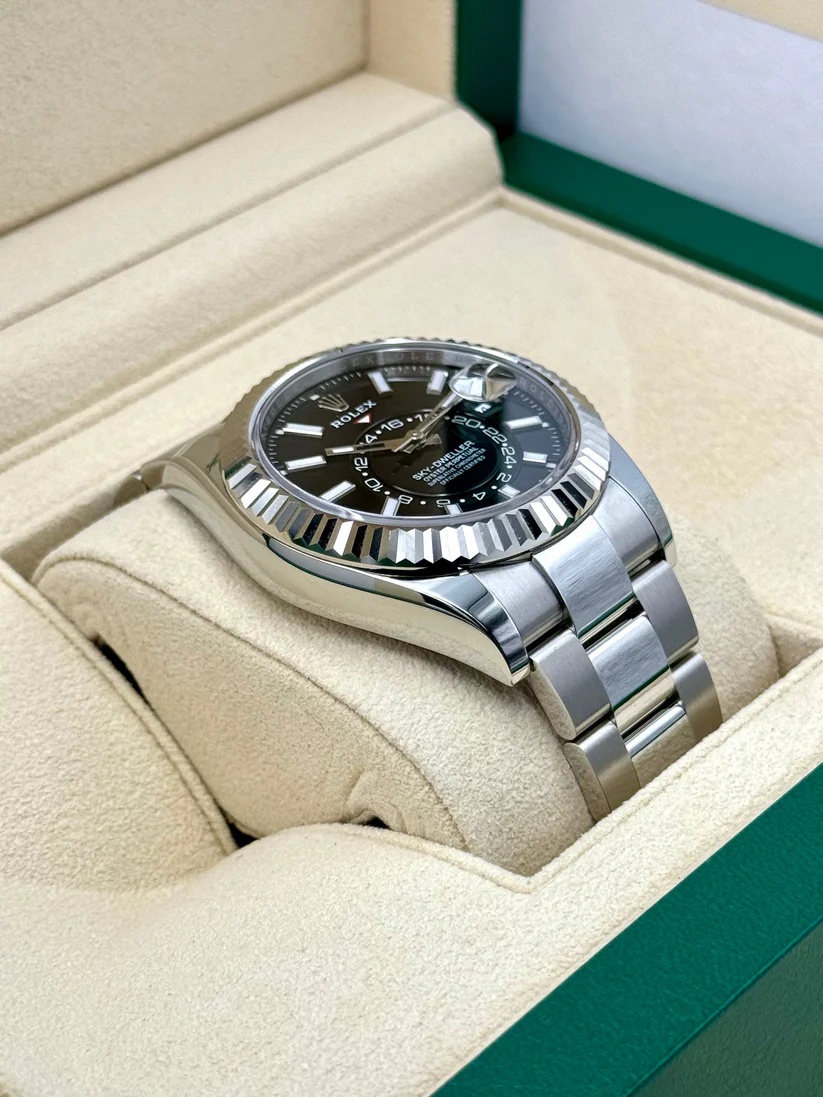 Rolex  Sky-Dweller 42mm 336934-0007 Stainless Steel Black Dial Oyster