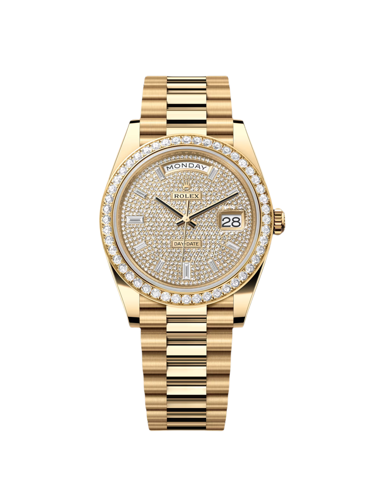Rolex Day-Date 40mm Diamond Dial Watch 228348RBR-0037