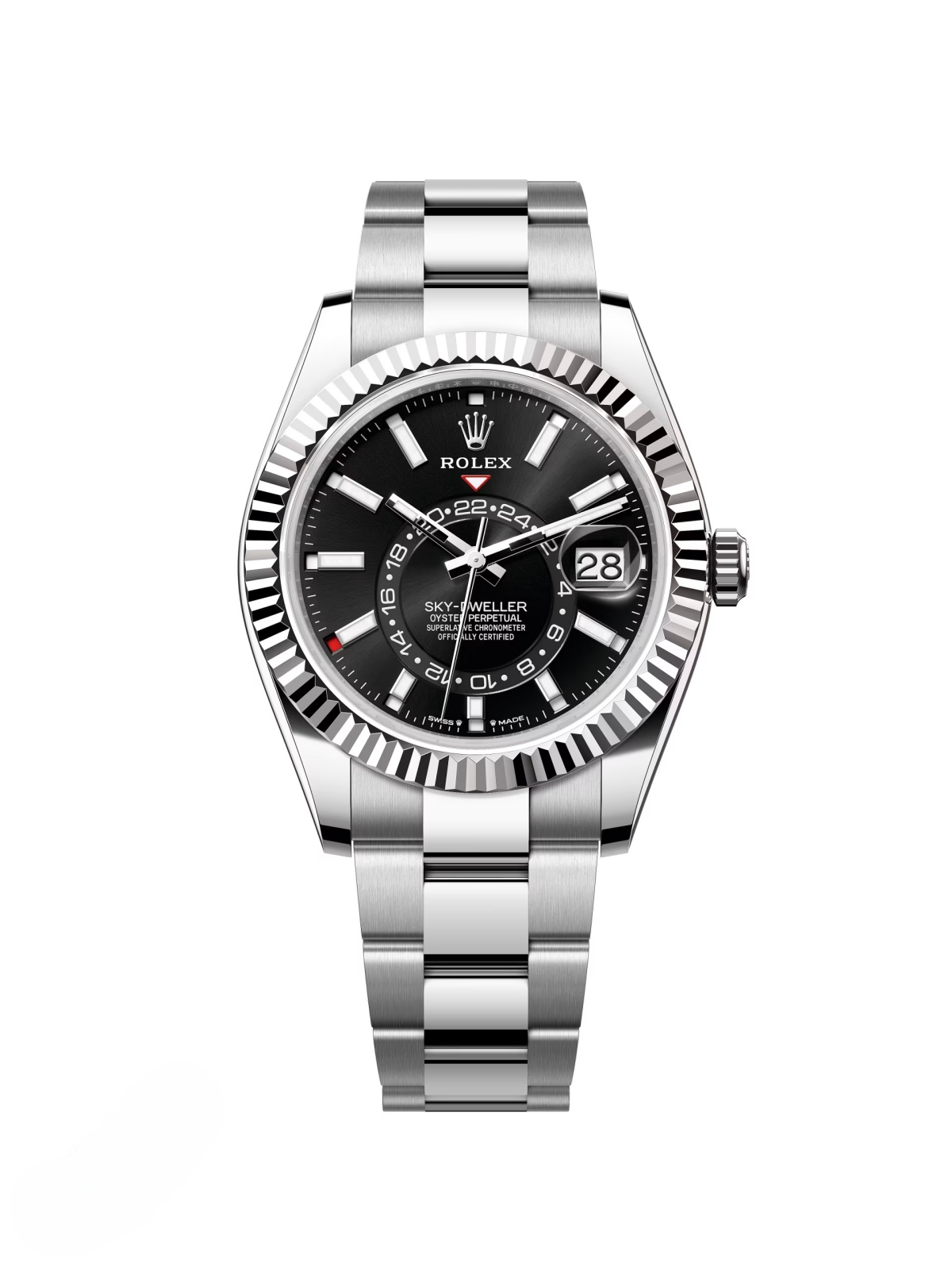 Rolex  Sky-Dweller 42mm 336934-0007 Stainless Steel Black Dial Oyster