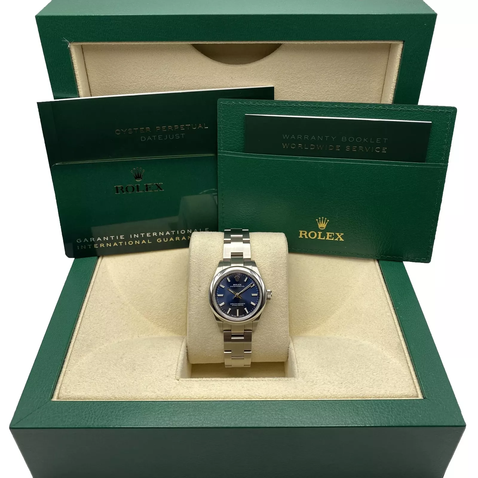 Rolex Oyster Perpetual 31mm 277200-0017 Blue Dial Oyster Bracelet Watch