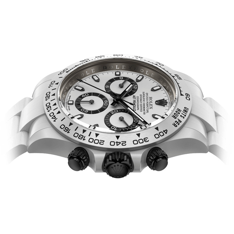 This product is out of stock. If you need to purchase it, please contact us to customize it.Rolex Daytona WHITE CLASSIC (FULL-CERAMIC STRAP)