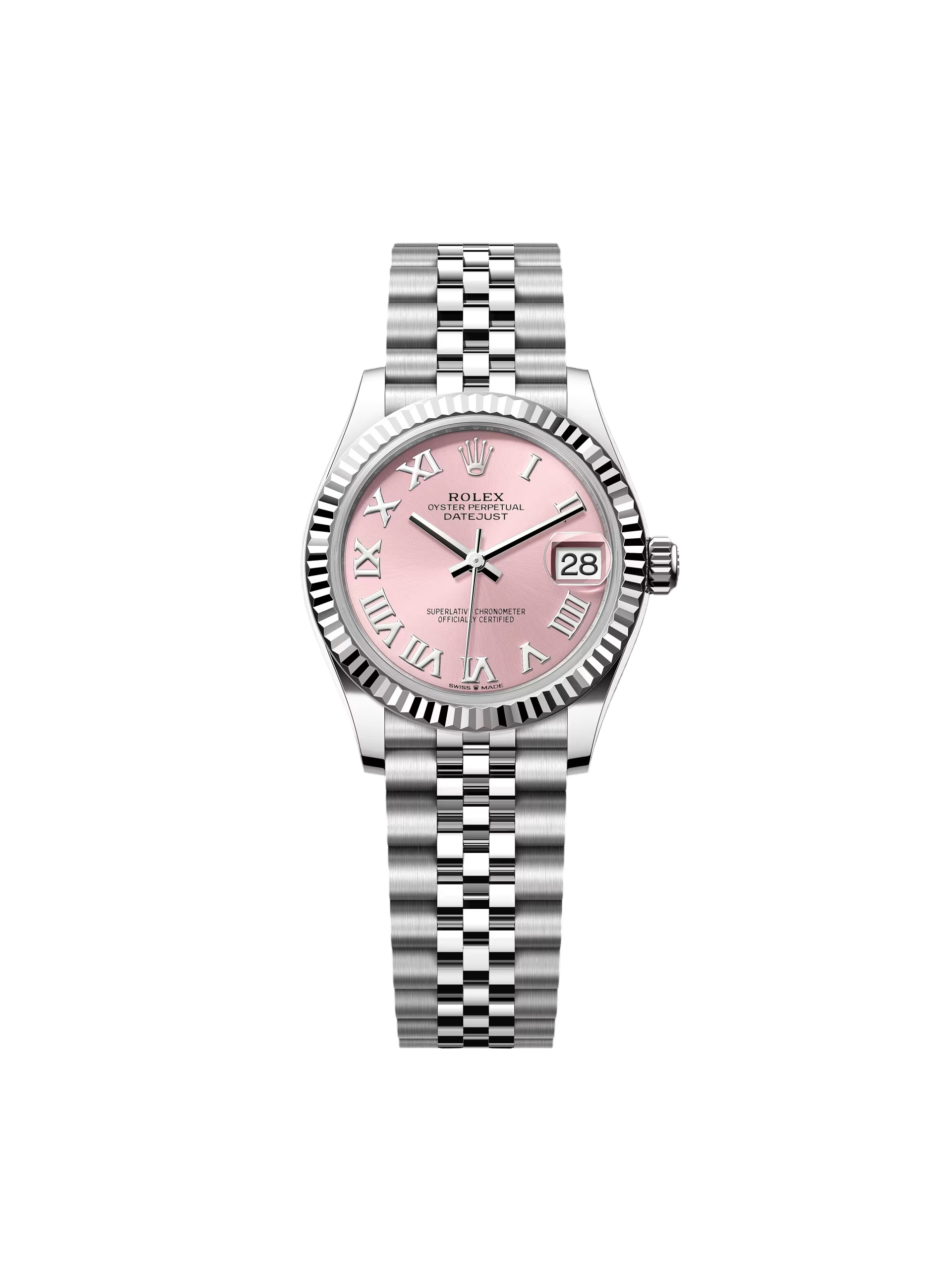 Rolex Datejust m278274-0019/0020 Pink 31mm Dial Oyster Watch