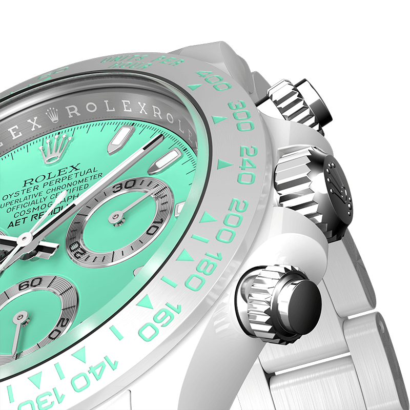 This product is out of stock. If you need to purchase it, please contact us to customize it.Rolex Daytona BISCAY GREEN WHITE CERAMIC
