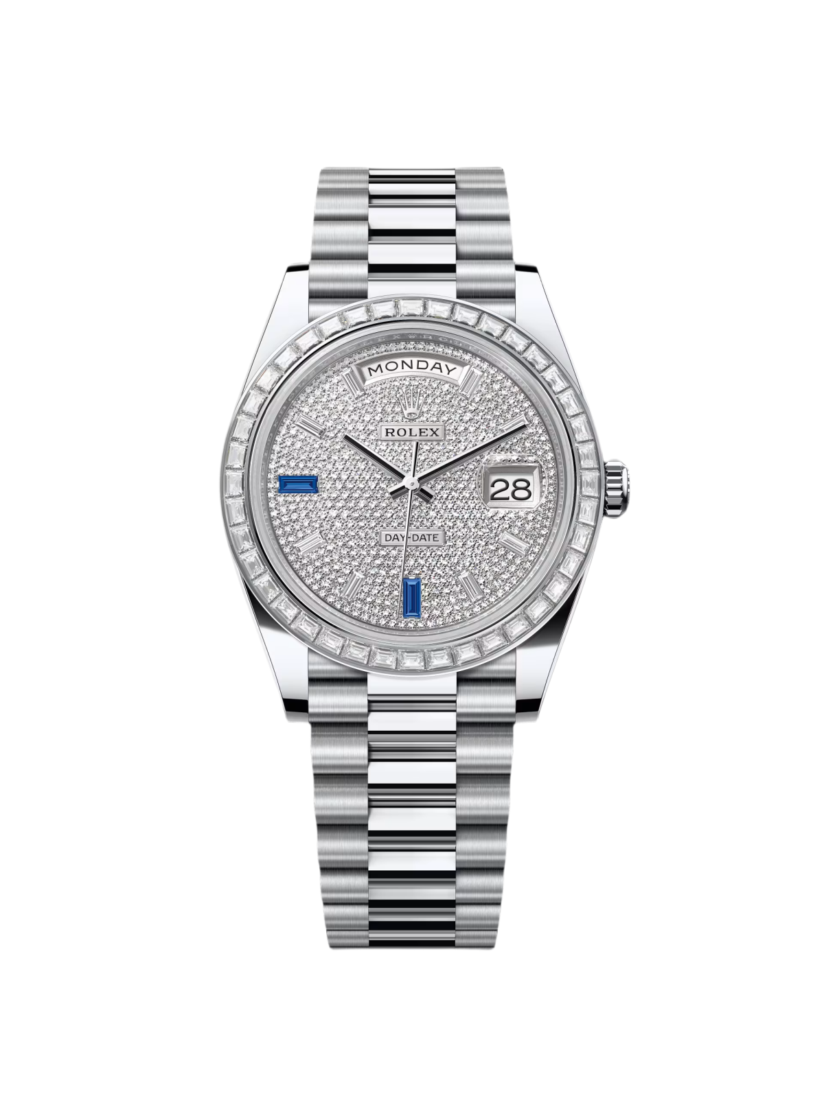 Rolex Day-Date 40mm 228396TBR-0021 Diamonds Sapphires Dial
