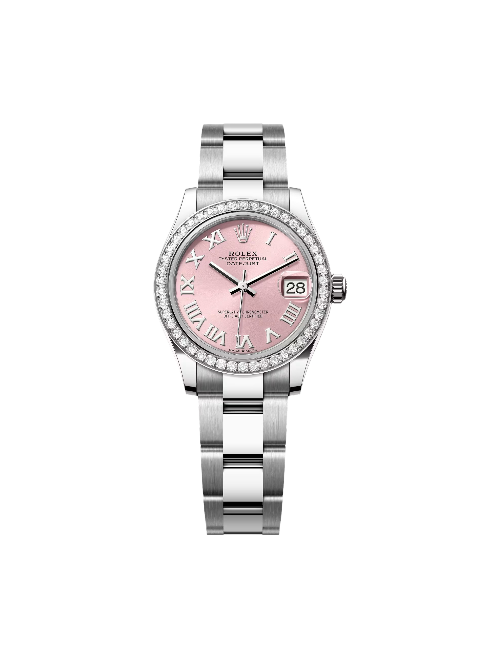 Rolex Datejust m278384RBR Pink 31mm Dial