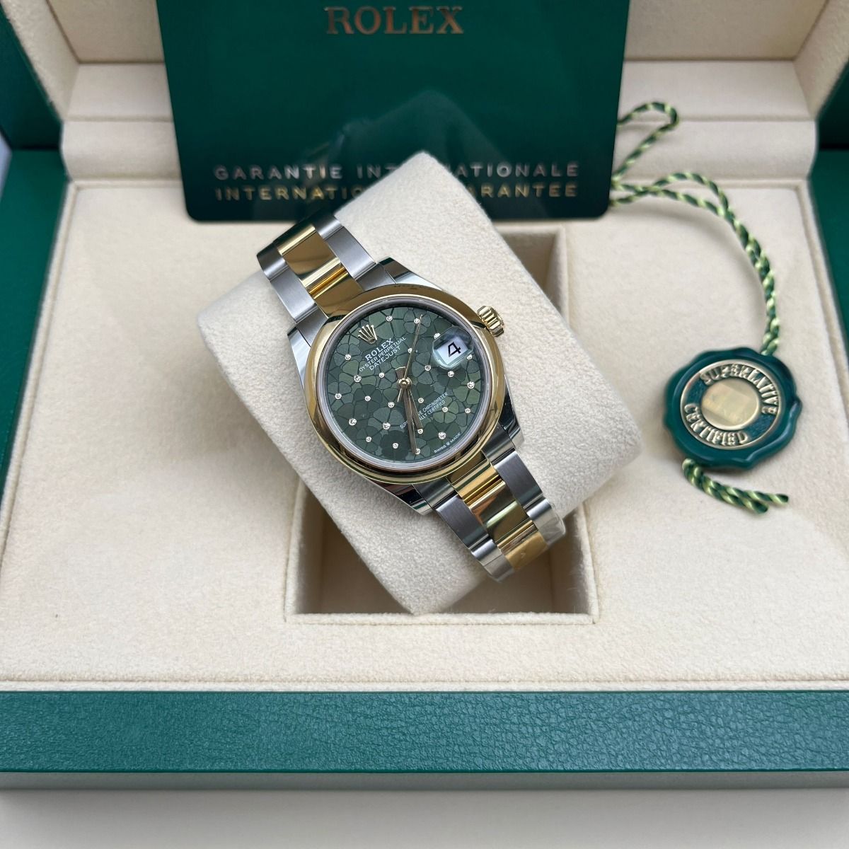Rolex Datejust m278243-0031/0032 31mm Green Dial watch