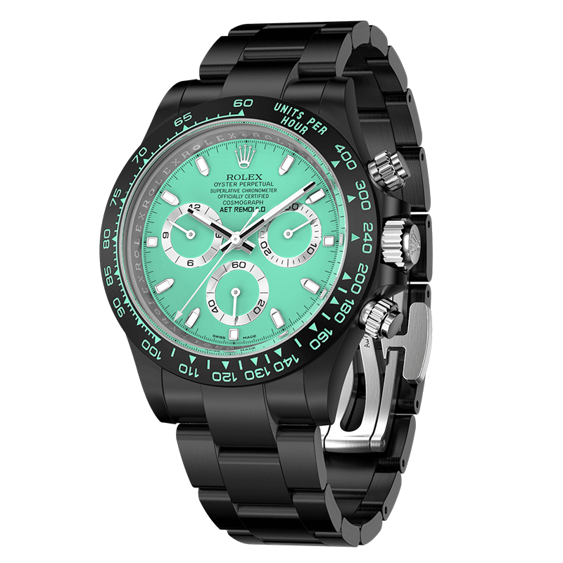 This product is out of stock. If you need to purchase it, please contact us to customize it.Rolex Daytona BISCAY GREEN BLACK CERAMIC This product is out of stock. If you need to purchase it, please contact us to customize it.Rolex Daytona BISCAY GRE