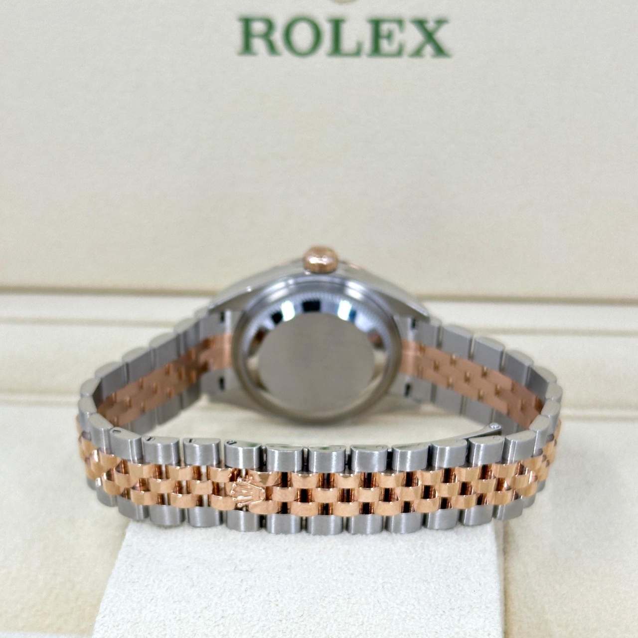 Rolex Lady-Datejust 28mm 279171 Chocolate Roman Oyster Stainless Steel and Rose Gold
