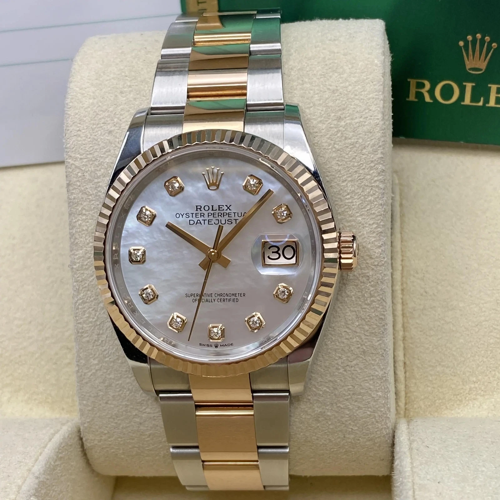Rolex  Datejust 36mm 126231 Mother-of-Pearl Dial Jubilee Bracelet
