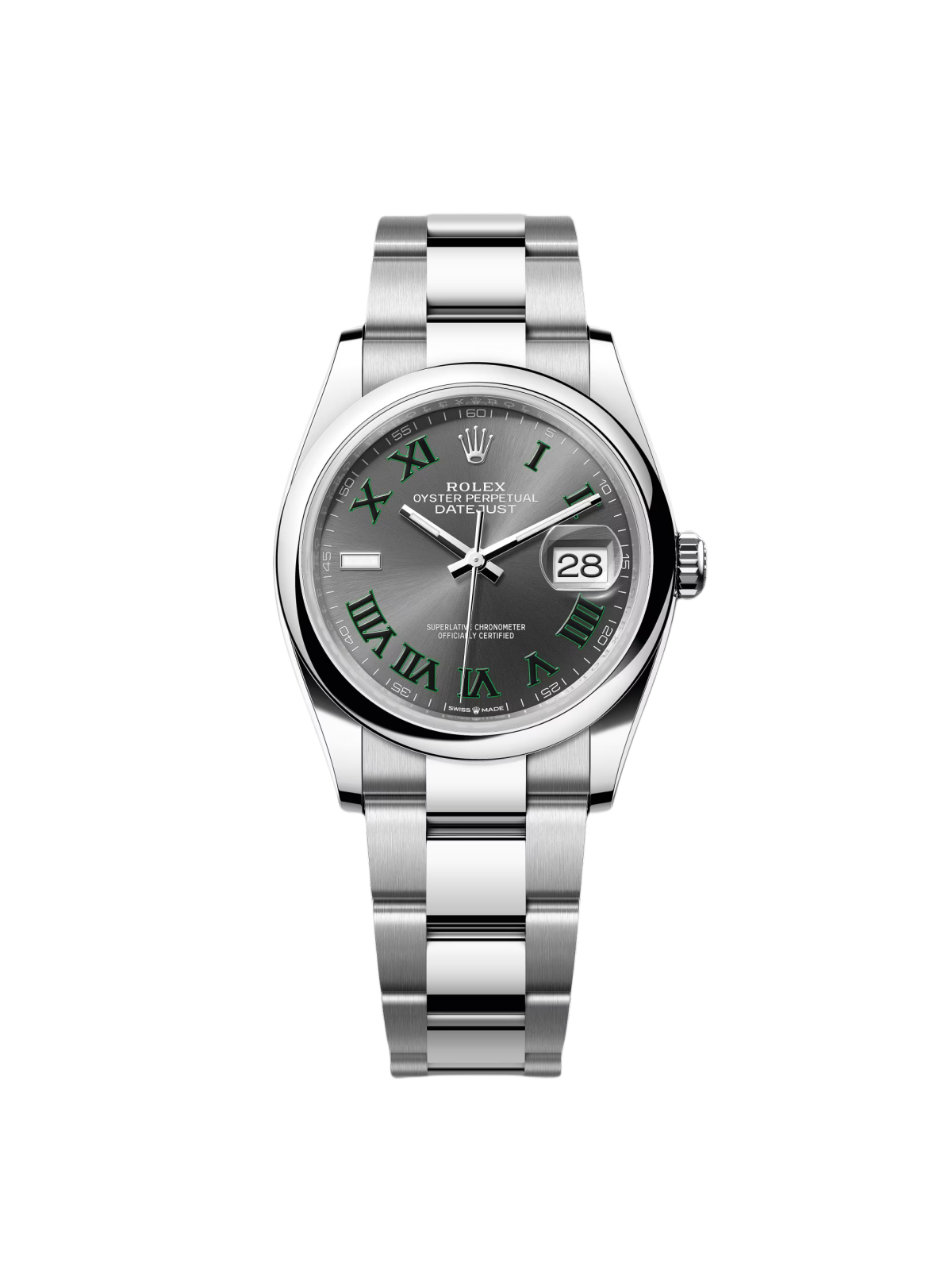 Rolex  Datejust 36mm 126200 Oyster Perpetual Wimbledon Dial Jubilee Stainless Steel