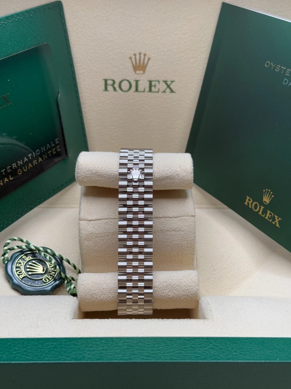 Rolex Datejust m278344-0035/0036 Bright Blue Dial 31mm Domed Diamond Oyster Watch