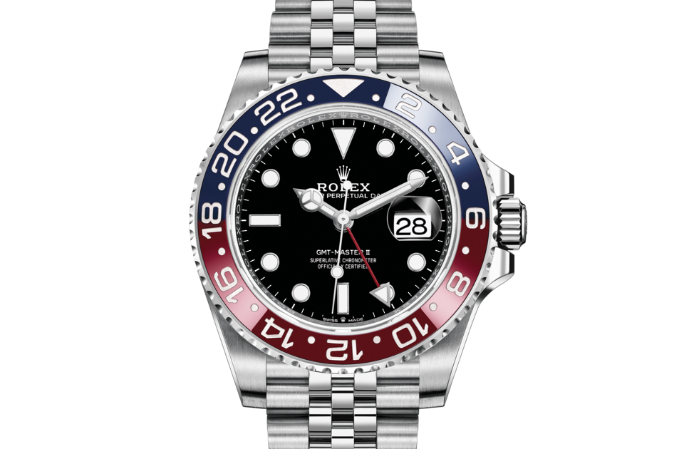 Rolex   GMT-MASTER II Oyster, 40 mm, Oystersteel M126710BLRO-0001