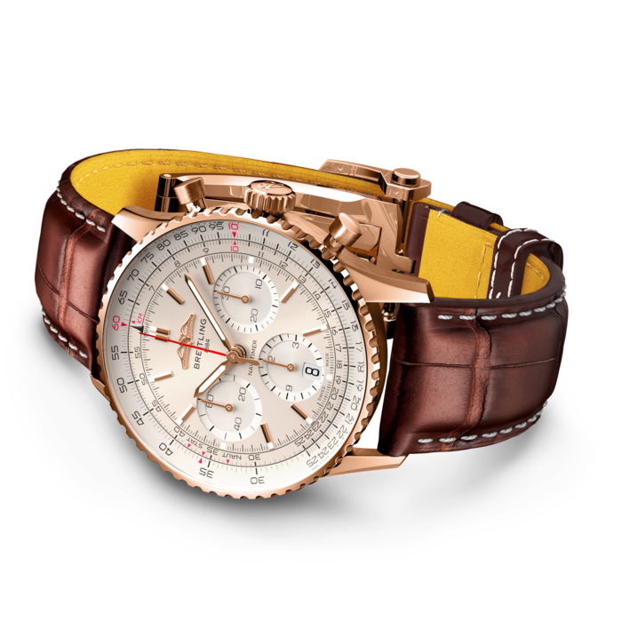 Breitling RB0139211G1P1 Navitimer B01 Silver Dial - Νew