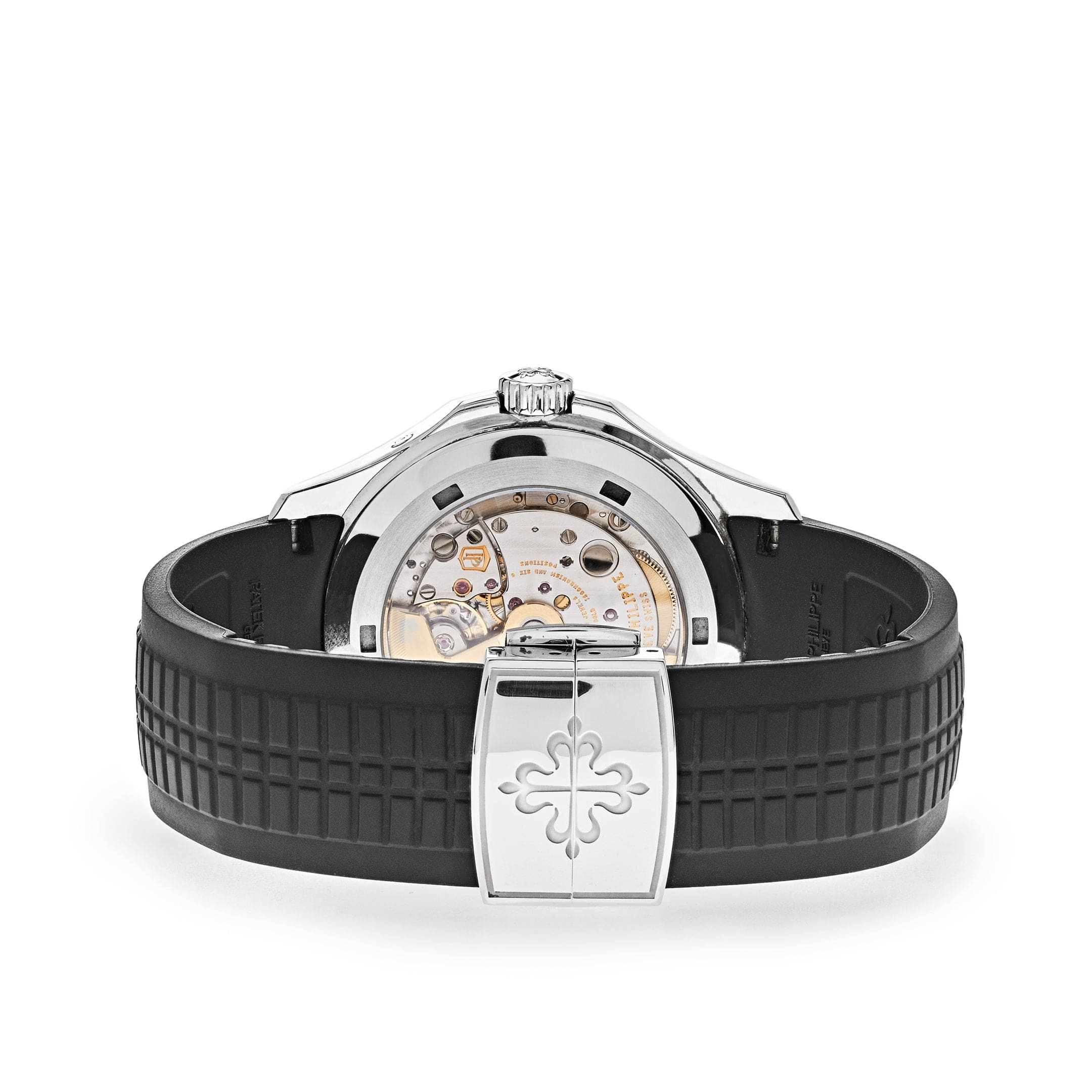 Patek Philippe Aquanaut Dual Time Black Dial Automatic Men's Watch 5164A-001