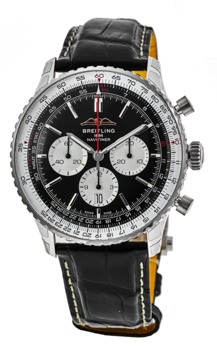 Breitling AB0137211B1P1 Navitimer B01 Black Dial - Νew