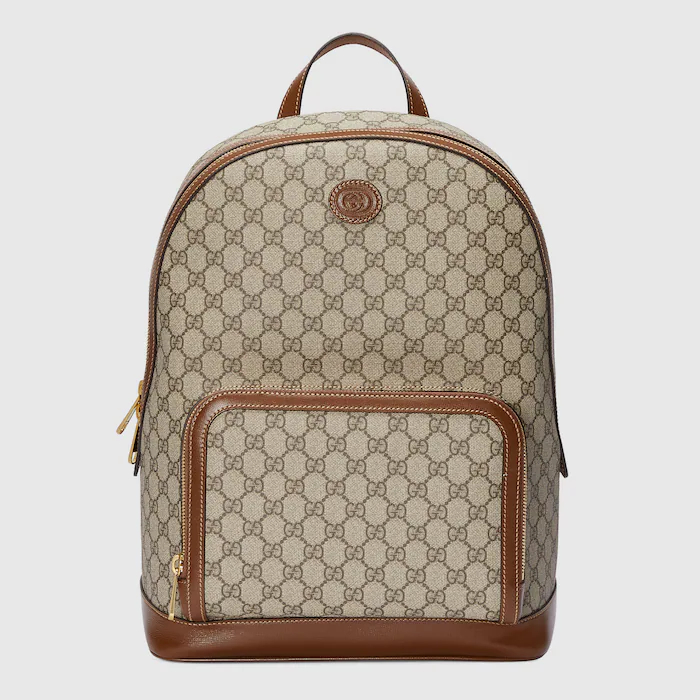 BACKPACK WITH INTERLOCKING G