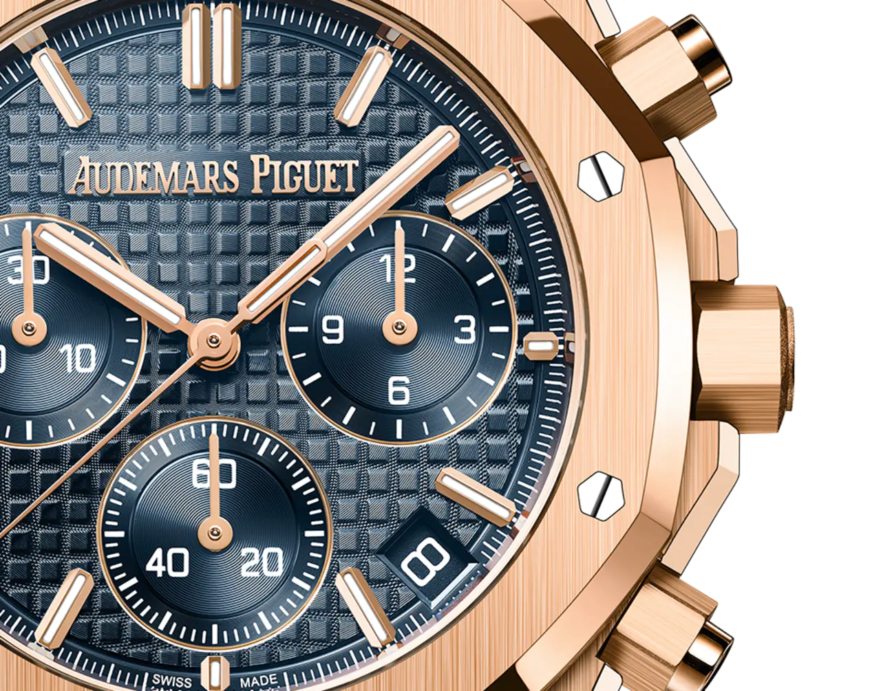 Audemars Piguet ROYAL OAK Pink Gold “Bleu nuit nuage 50” Dial CHRONOGRAPH 41mm