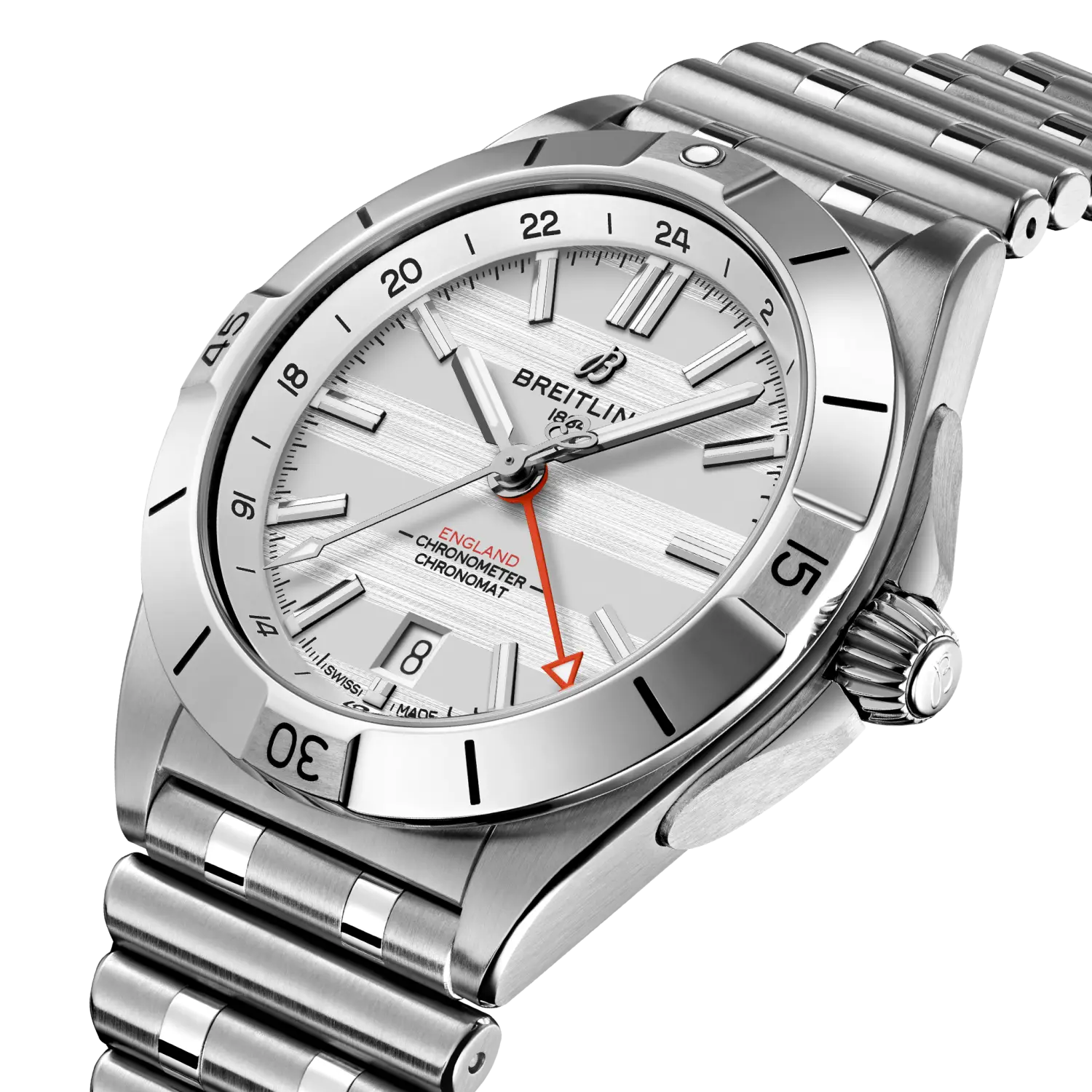 Breitling Chronomat Automatic GMT 40 Six Nations England A323985B1A1A1