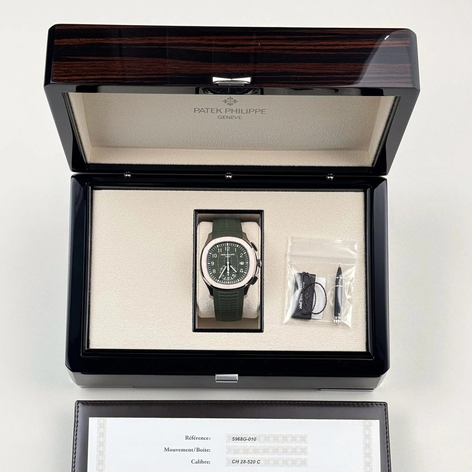 Patek Philippe Aquanaut Khaki Green Mens Watch 5968G-010