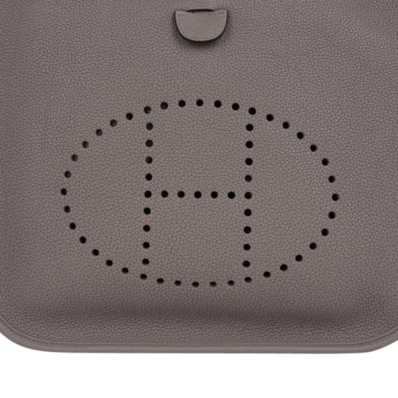 Evelyne PM Bag Gris Asphalte Palladium Hardware bag