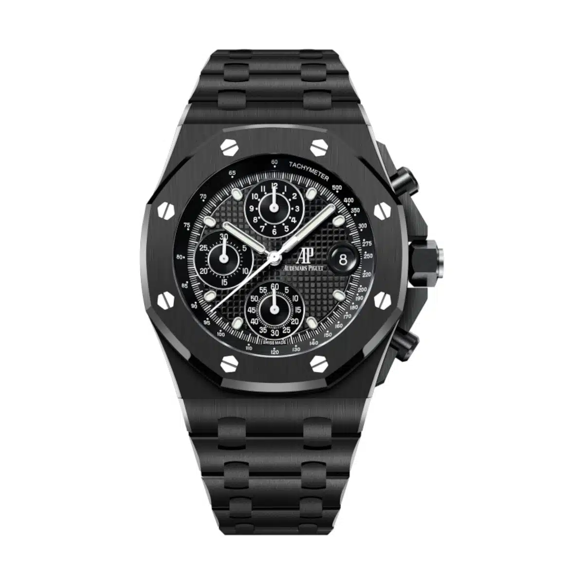 Audemars Piguet Royal Oak Offshore Black Dial Black Ceramic Bracelet 42mm 26238CE.OO.1300CE.01