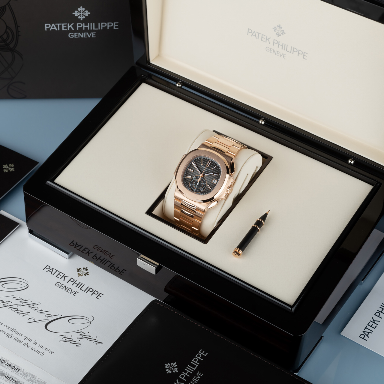 Patek Philippe Watches Nautilus Mens Rose Gold 5980/1R-001