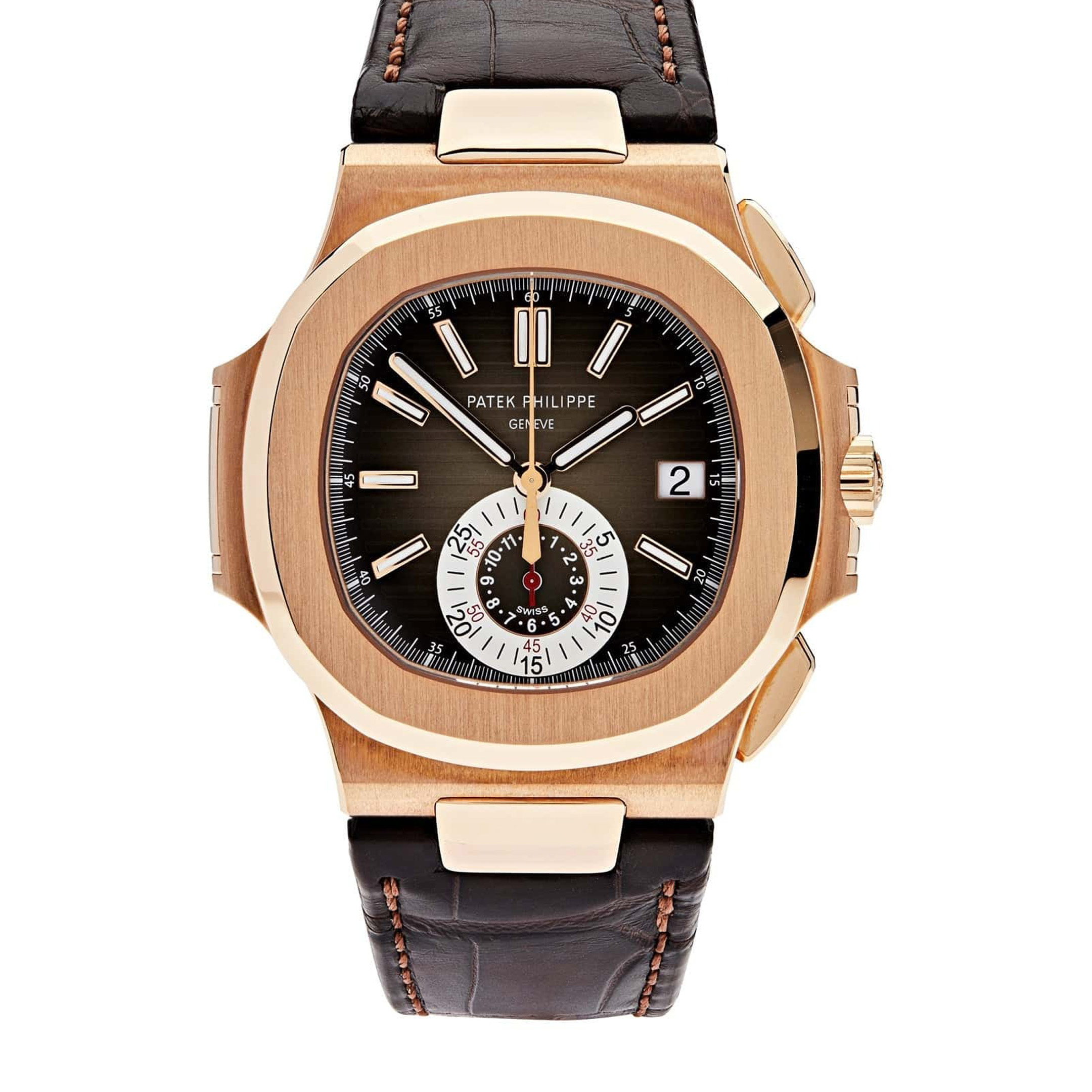 Patek Philippe Watches Nautilus Mens Rose Gold 5980R-001