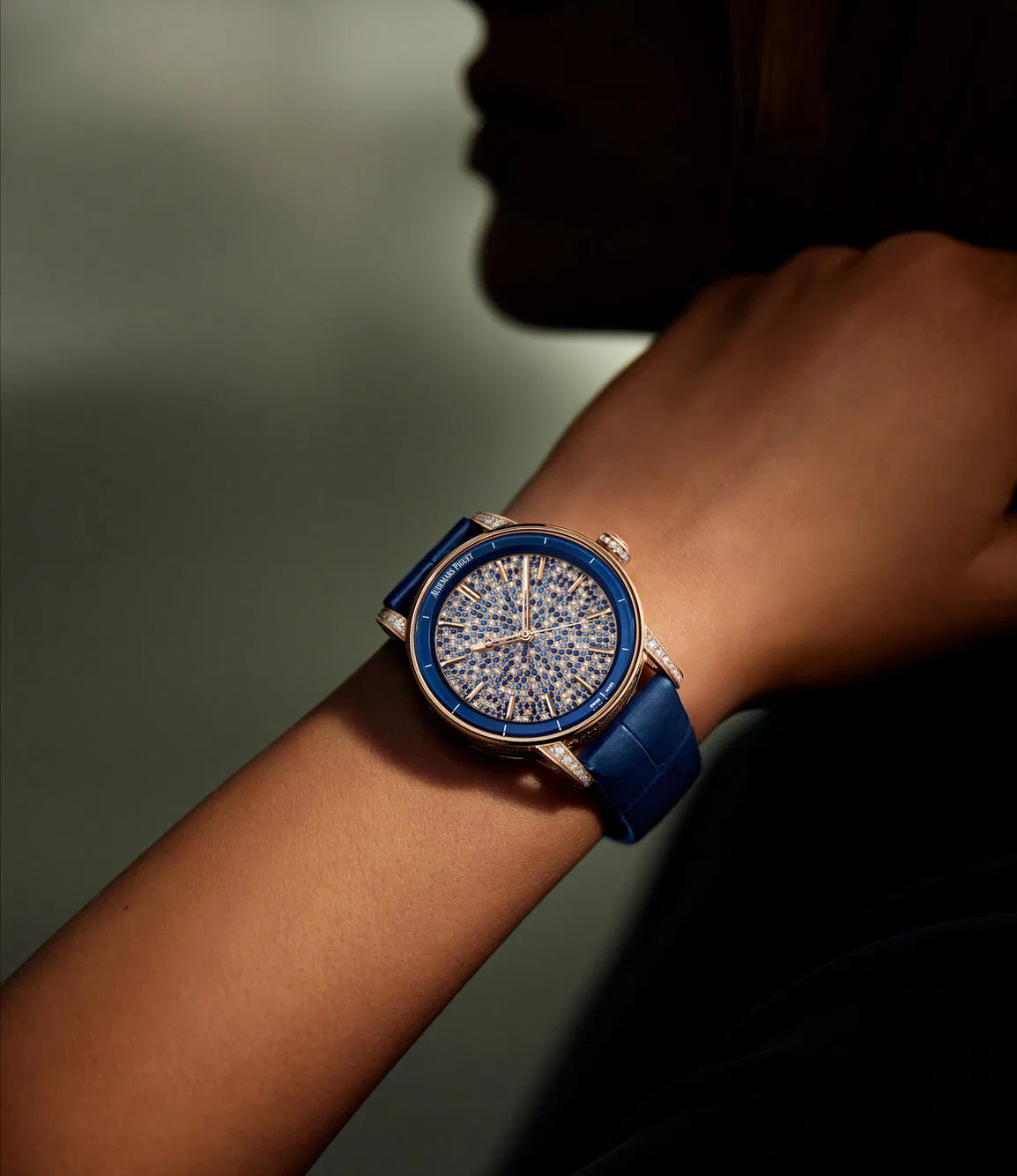 Audemars Piguet Code 11.59 Selfwinding Pink Gold Blue Sapphires & Diamond Dial 38 mm | 77410OR.ZZ.D343CR.01