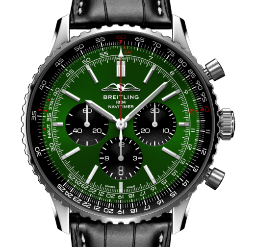 Breitling AB0137241L1P1 Navitimer B01 Green Dial - Νew