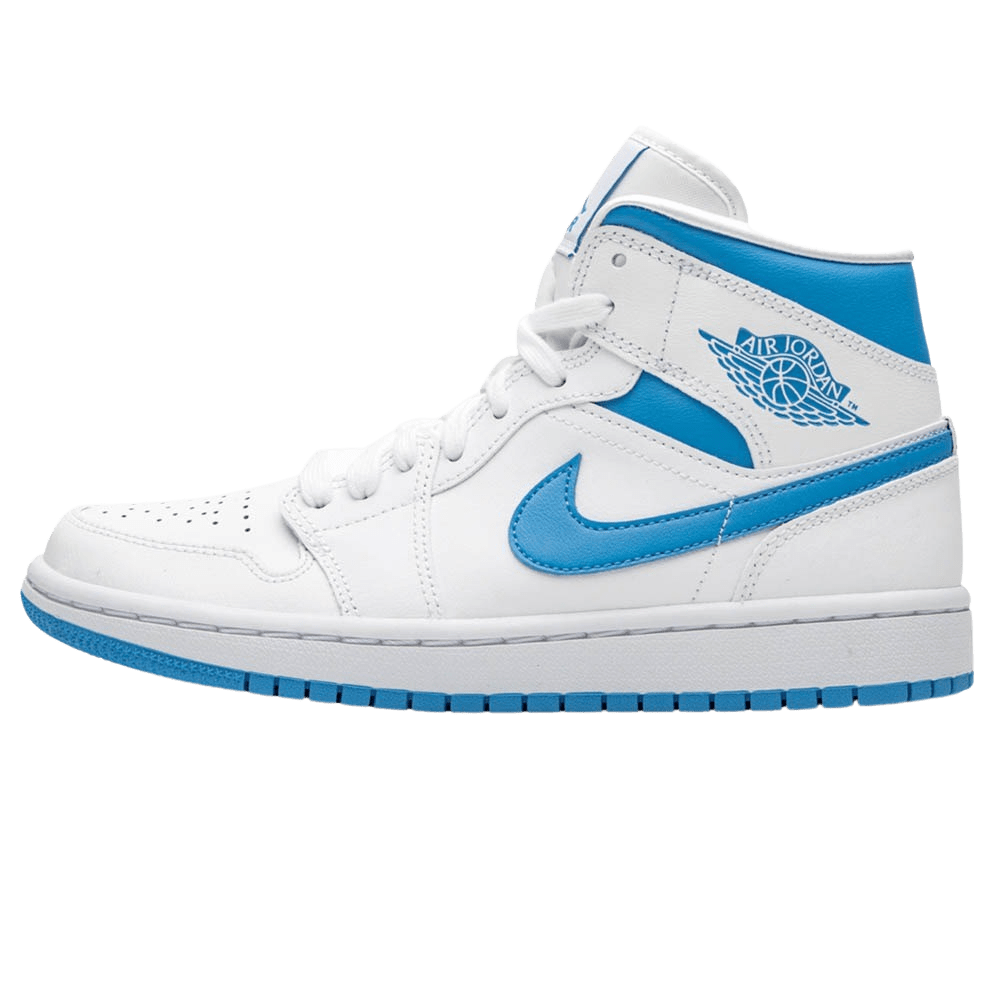 Air Jordan 1 Wmns Mid ‘UNC’ White Carolina Blue