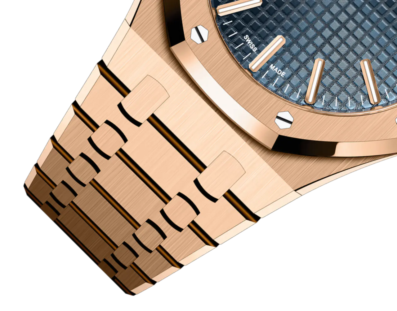 Audemars Piguet ROYAL OAK Pink Gold “Night Blue Cloud 50” Dial 41mm