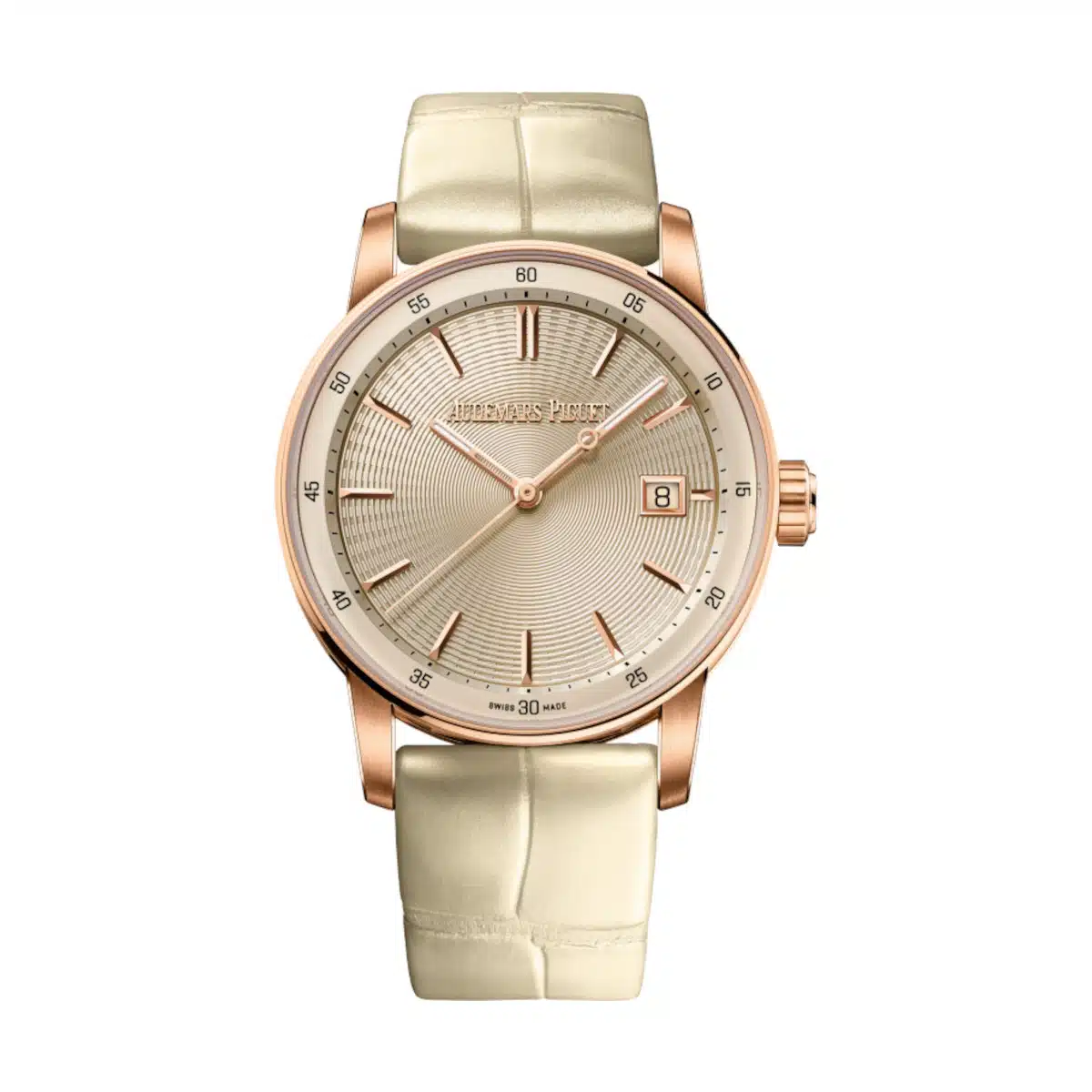 Audemars Piguet Code 11.59 Selfwinding 38mm Pink Rose Gold Ivory Dial | 77410OR.OO.A825CR.01