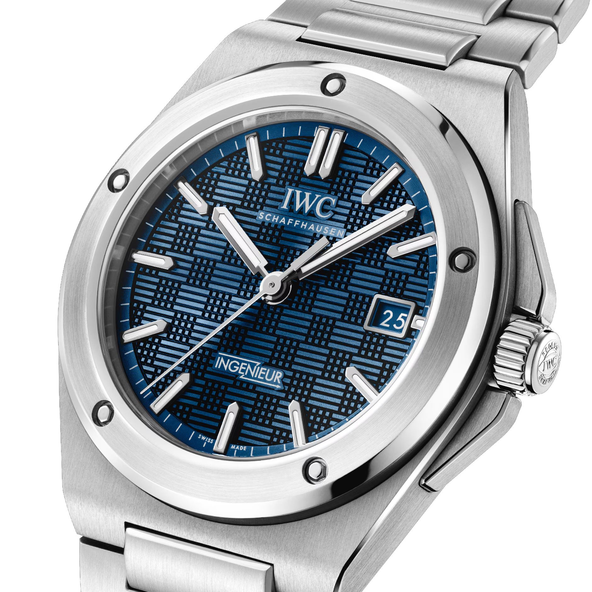 IWC Ingenieur Perpetual Calendar 41mm MensWatch Blue IW328907