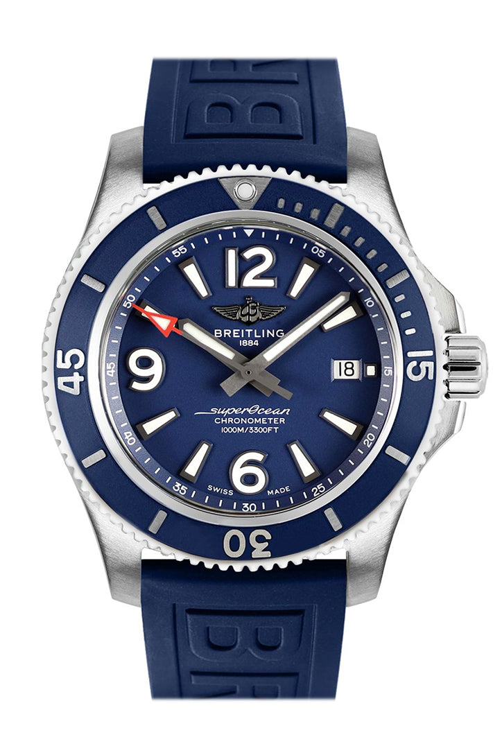 Breitling Superocean 44 Blue Rubber A17367D81C1S1