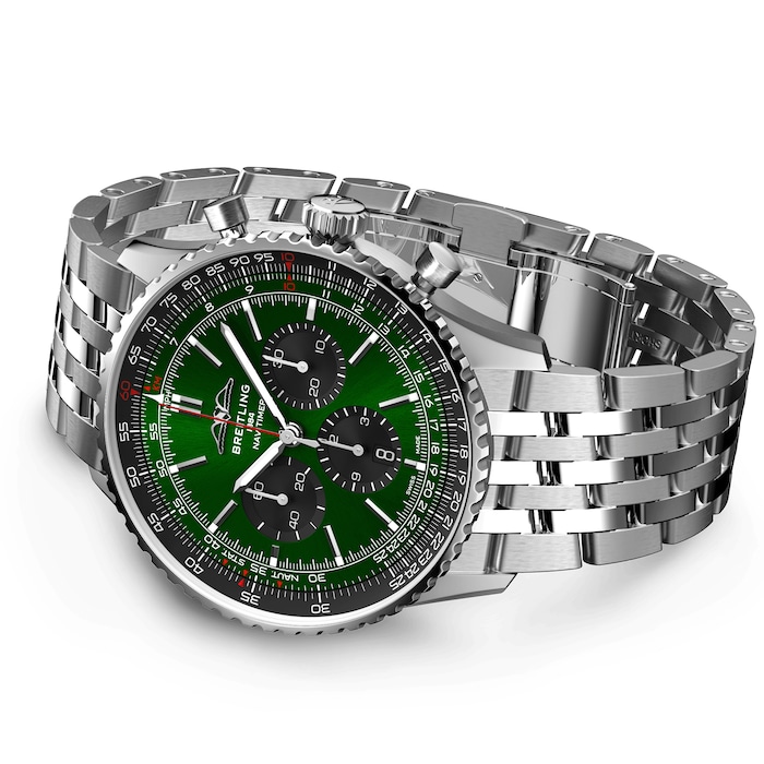Breitling AB0137241L1A1 Navitimer B01 Green Dial