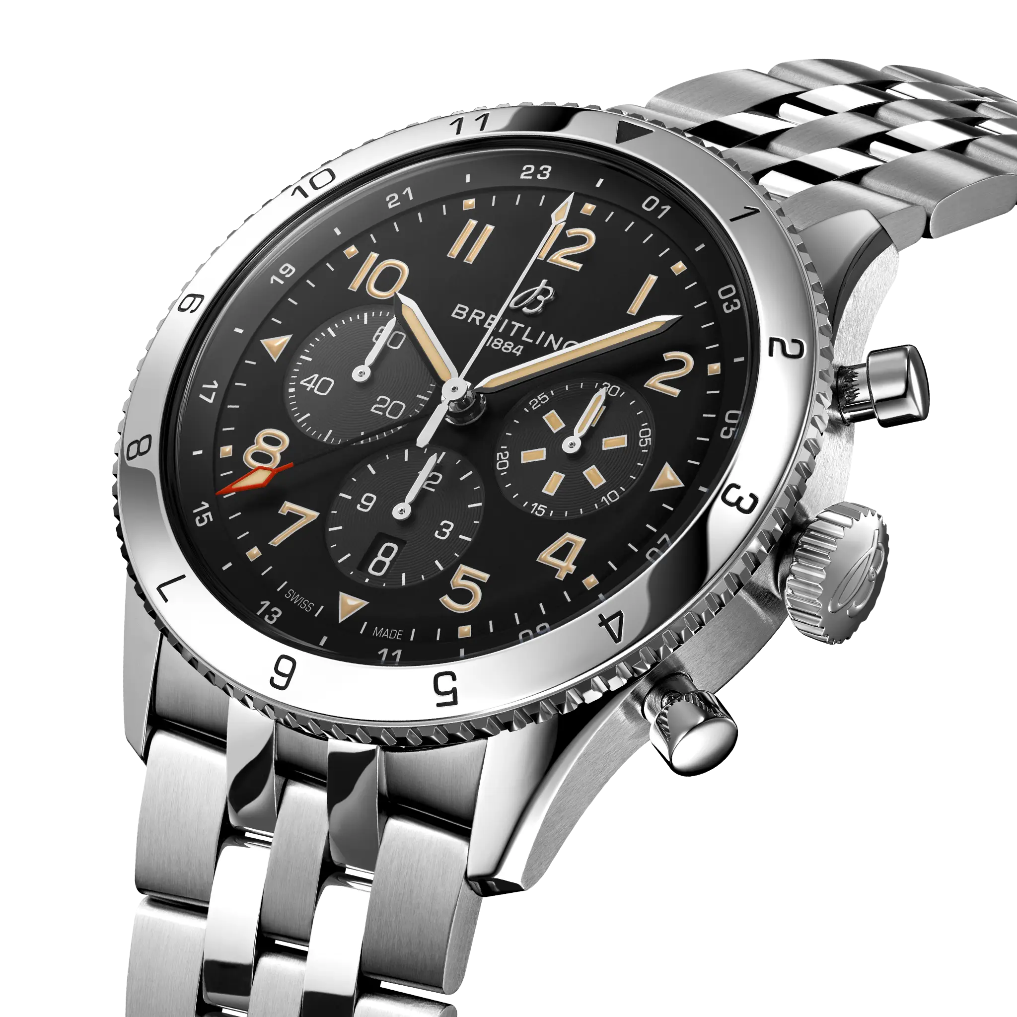 Breitling Classic AVI Super AVI B04 Chronograph GMT 46mm P-51 Mustang AB04453A1B1A1