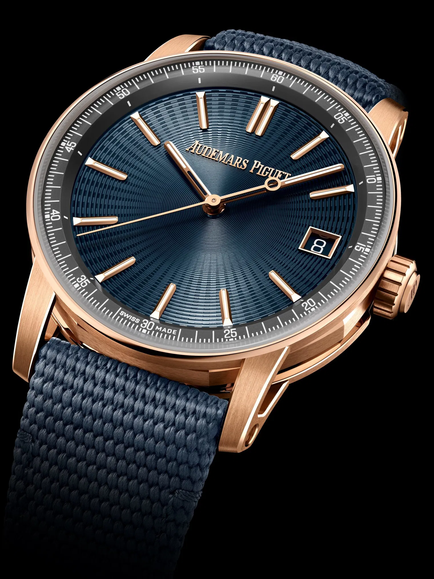 Audemars Piguet Code 11.59 Selfwinding 41mm Pink Rose Gold Blue Dial | 15210OR.OO.A348KB.01