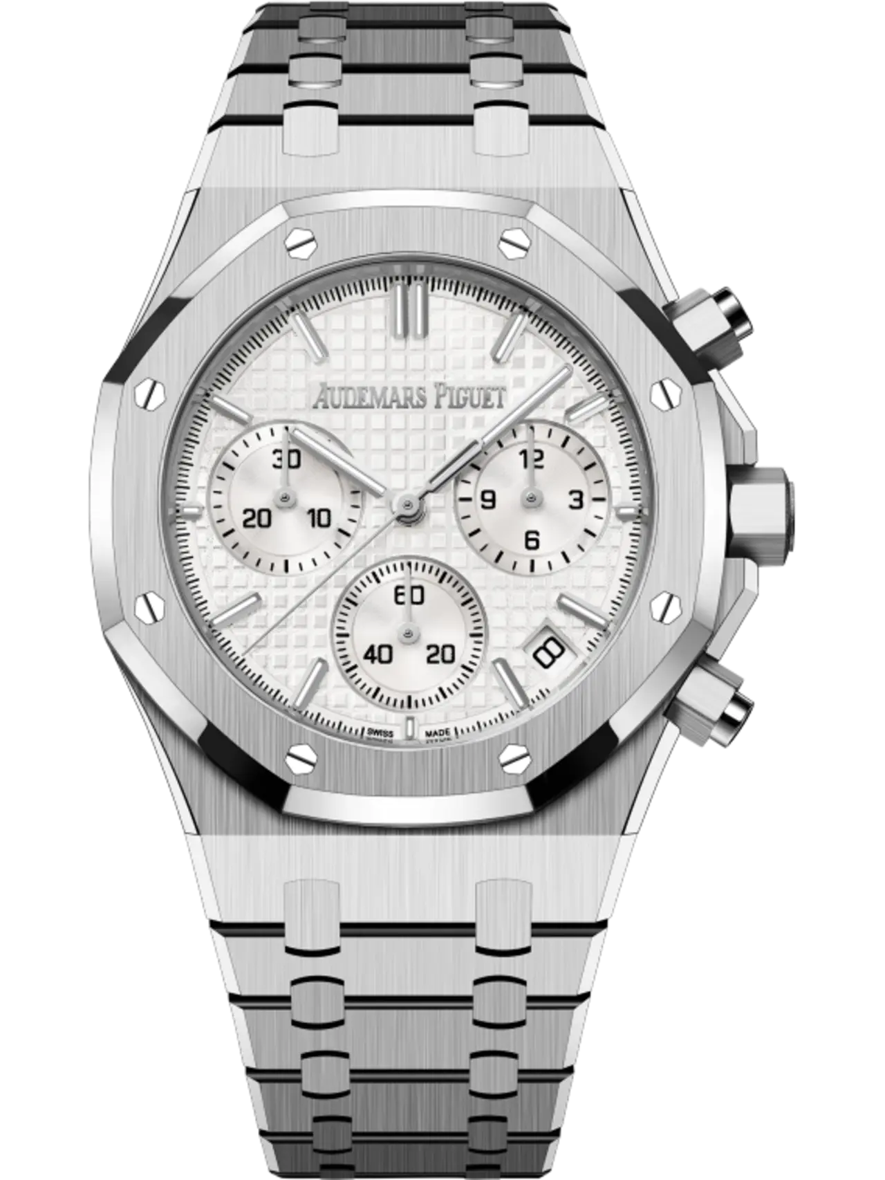 Audemars Piguet ROYAL OAK Silver-Toned Dial CHRONOGRAPH 41mm 26240ST.OO.132ST.03