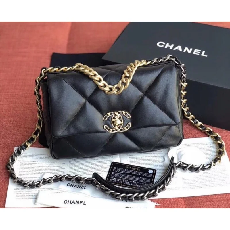 Chanel 19 Lambskin Flap Bag As1160