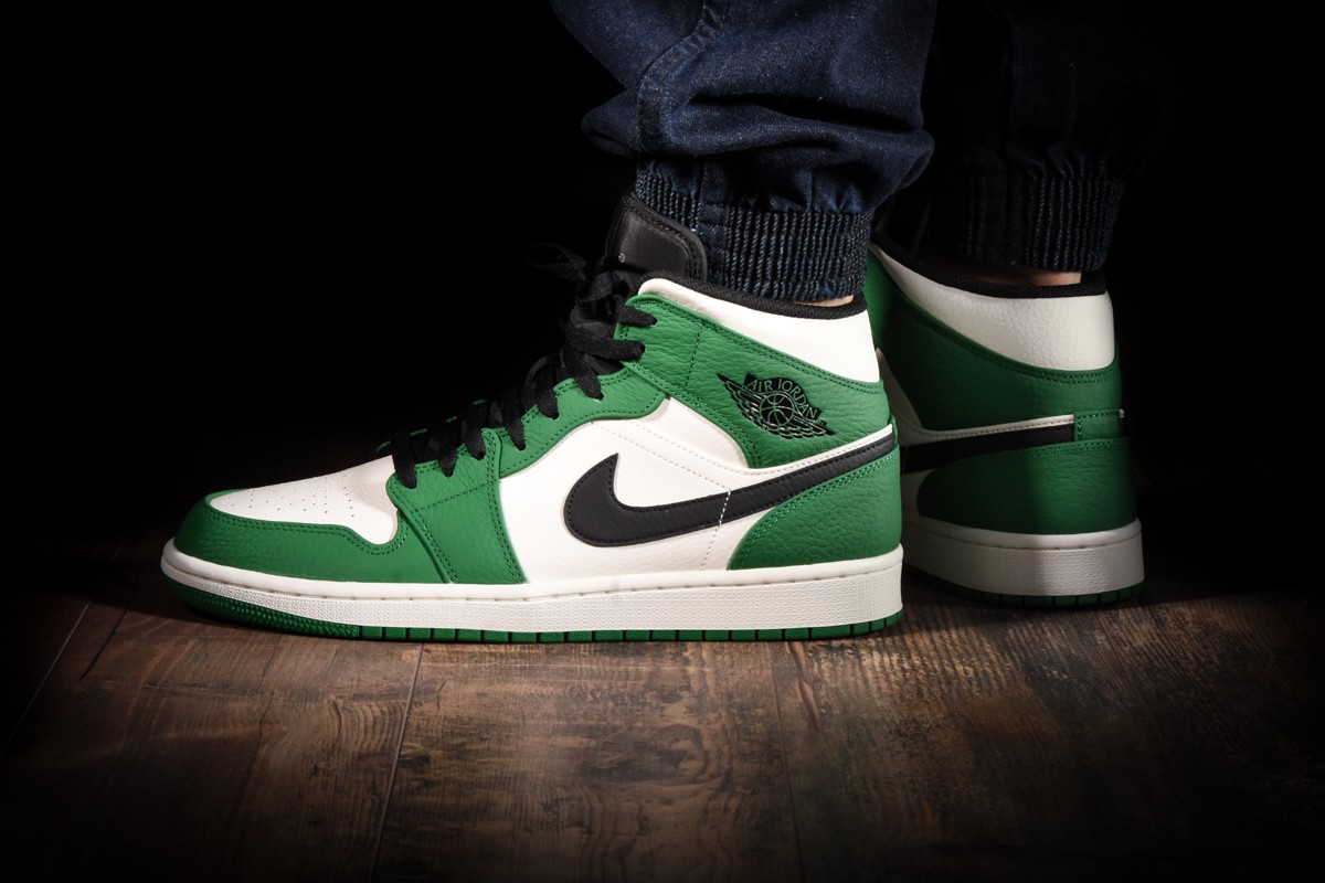 Jordan 1 Mid Pine Green